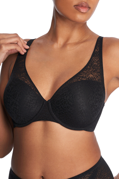 Natori Buy Pretty Smooth Full Fit Contour Underwire Bra in Black Online