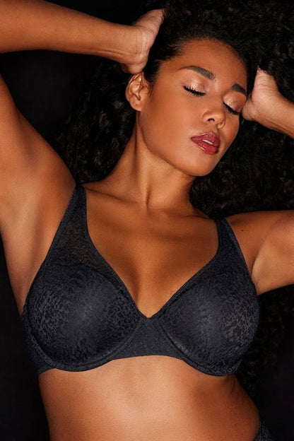 Natori Buy Pretty Smooth Full Fit Contour Underwire Bra in Black Online