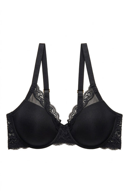 Natori Buy Feathers Full Figure Contour Underwire Bra in Black Online