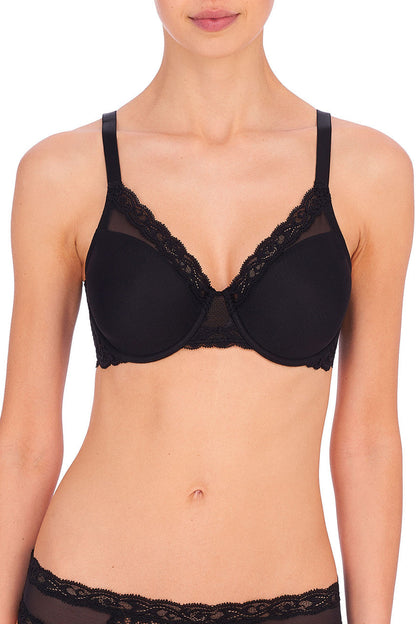 Natori Buy Feathers Full Figure Contour Underwire Bra in Black Online