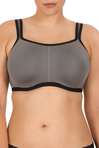 Natori Buy Yogi Contour Convertible Sports Bra in Grey/Black Online