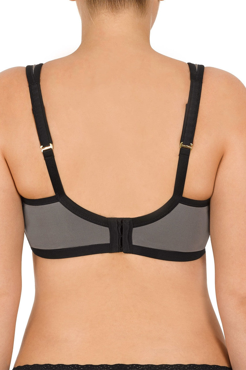 Natori Buy Yogi Contour Convertible Sports Bra in Grey/Black Online