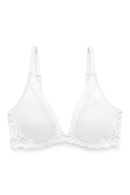 Natori Buy Feathers Plunge T-Shirt Bra - in White Online