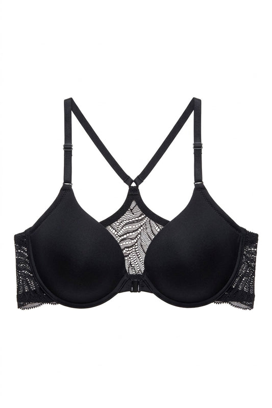 Natori Buy Lush Front Close Contour Underwire Bra in Black Online