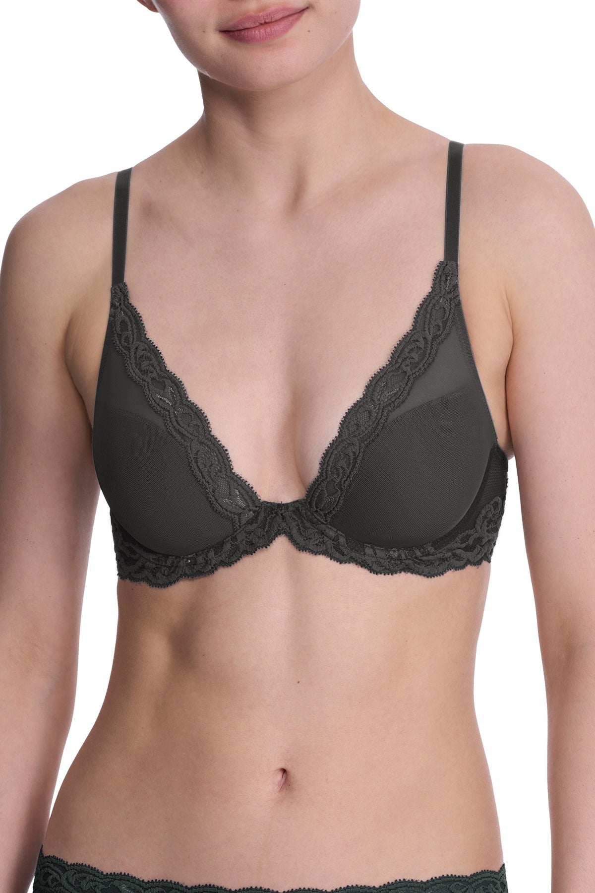 Natori Buy Feathers Plunge T-Shirt Bra in Coal Online