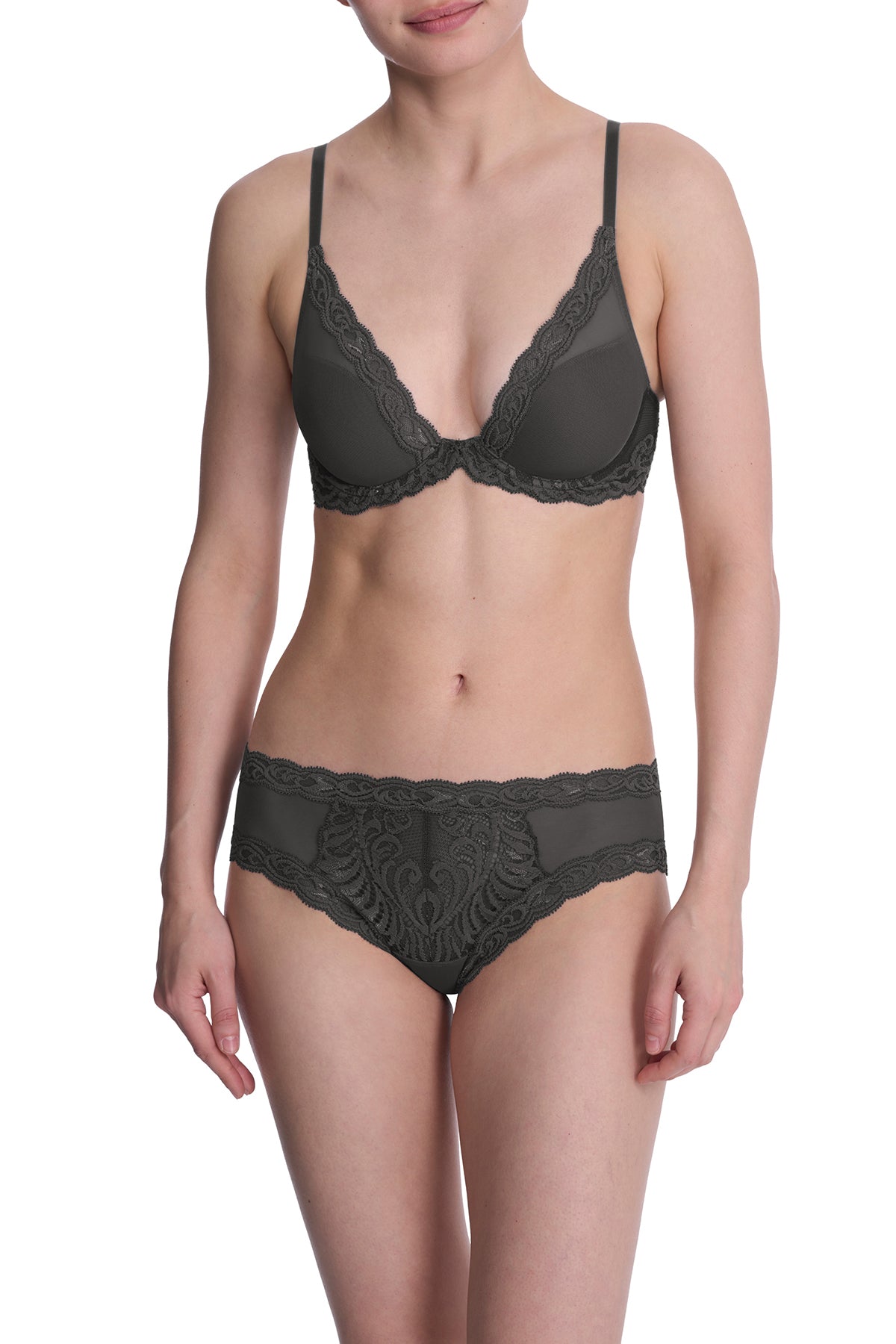 Natori Buy Feathers Plunge T-Shirt Bra in Coal Online