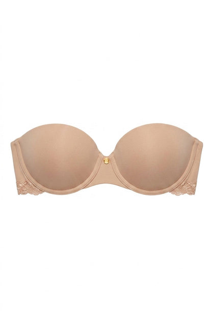 Natori Buy Pure Luxe Strapless Contour Underwire Bra in Café Online