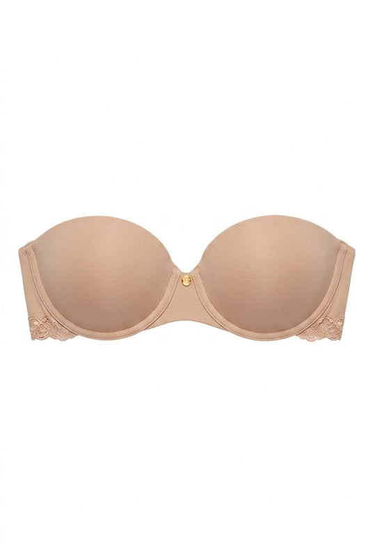 Natori Buy Pure Luxe Strapless Contour Underwire Bra in Café Online