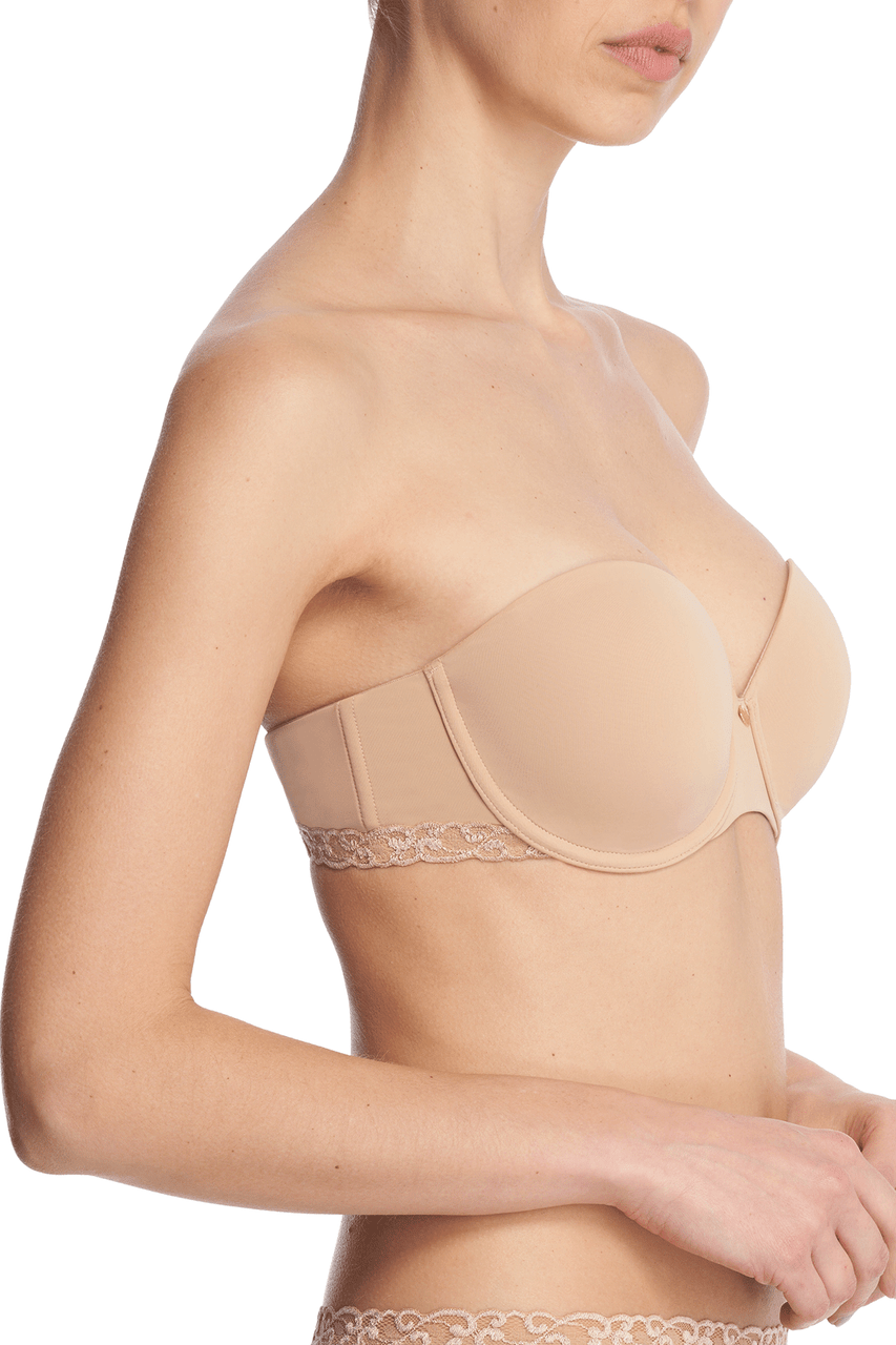 Natori Buy Pure Luxe Strapless Contour Underwire Bra in Café Online