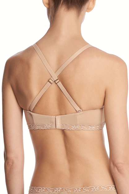 Natori Buy Pure Luxe Strapless Contour Underwire Bra in Café Online
