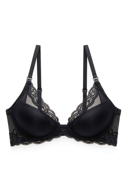 Natori Buy Feathers Maternity Plunge T-Shirt Bra in Black Online