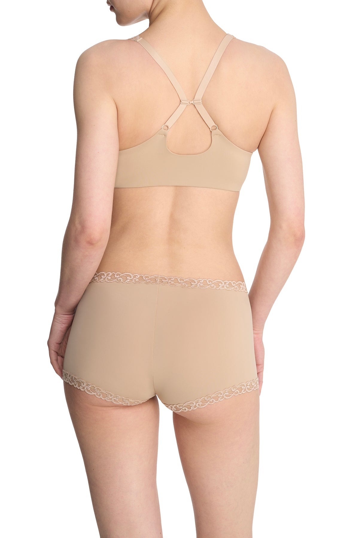 Natori Pure Luxe Convertible Front Close Contour Underwire Bra