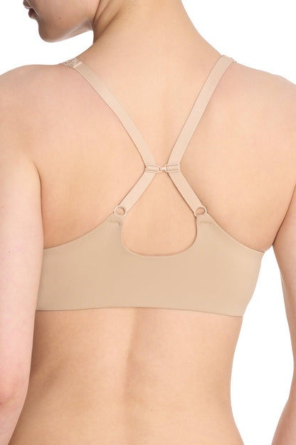 Natori Pure Luxe Convertible Front Close Contour Underwire Bra