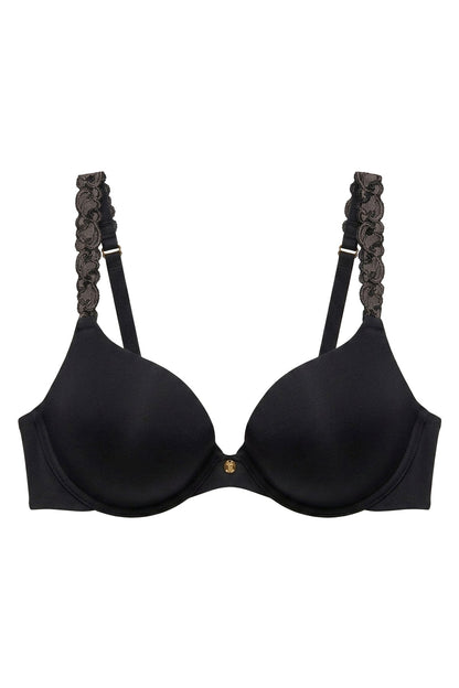 Natori Buy Pure Luxe Push-Up Underwire Bra in Black Online