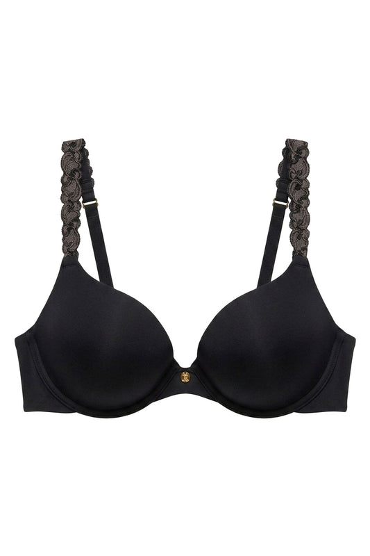 Natori Buy Pure Luxe Push-Up Underwire Bra in Black Online