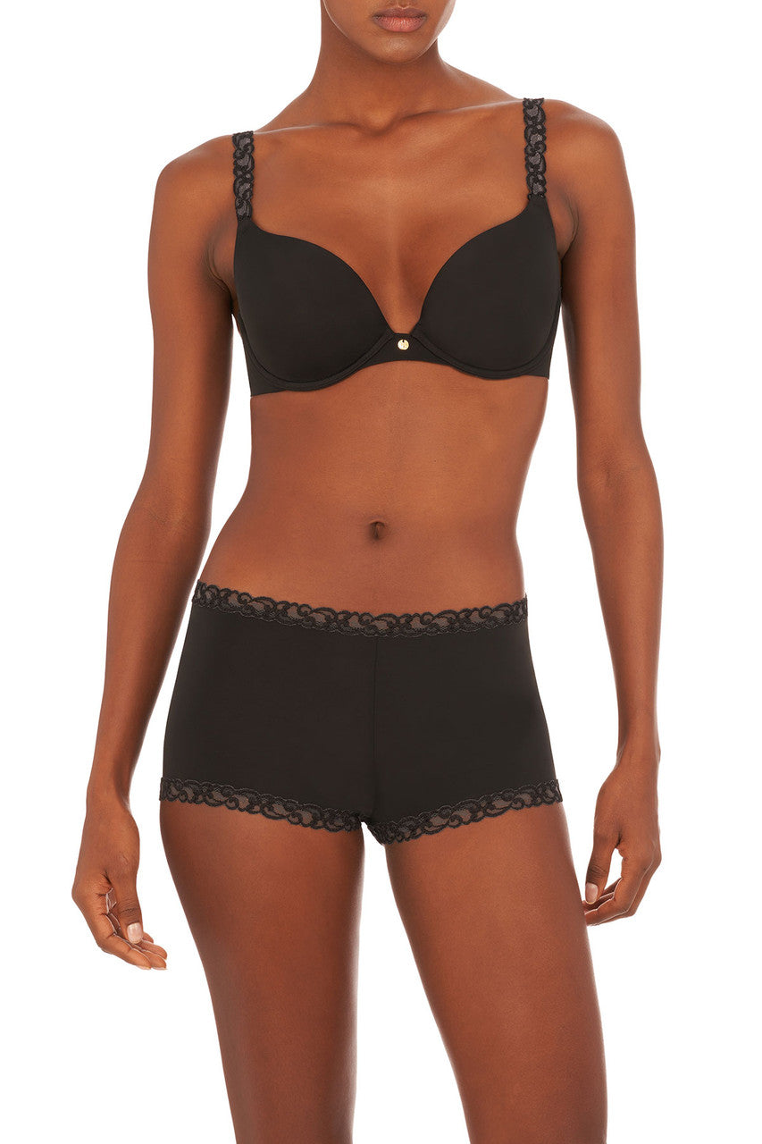 Natori Buy Pure Luxe Push-Up Underwire Bra in Black Online