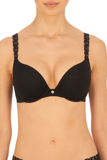 Natori Buy Pure Luxe Push-Up Underwire Bra in Black Online