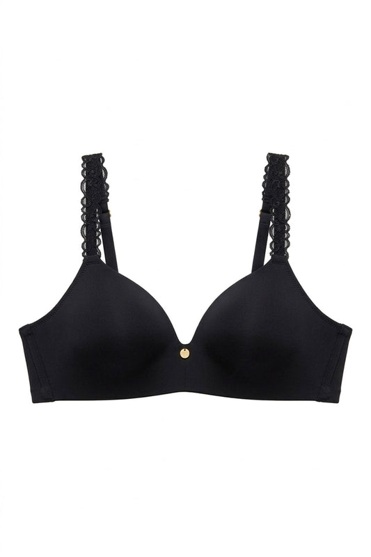 Natori Buy Pure Luxe Wireless Contour Bra in Black Online