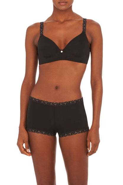 Natori Buy Pure Luxe Wireless Contour Bra in Black Online