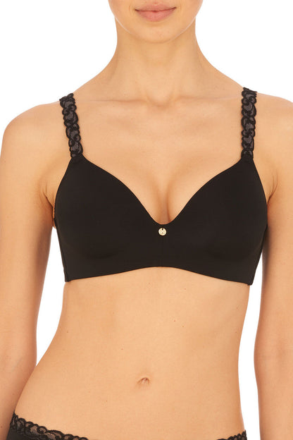 Natori Buy Pure Luxe Wireless Contour Bra in Black Online