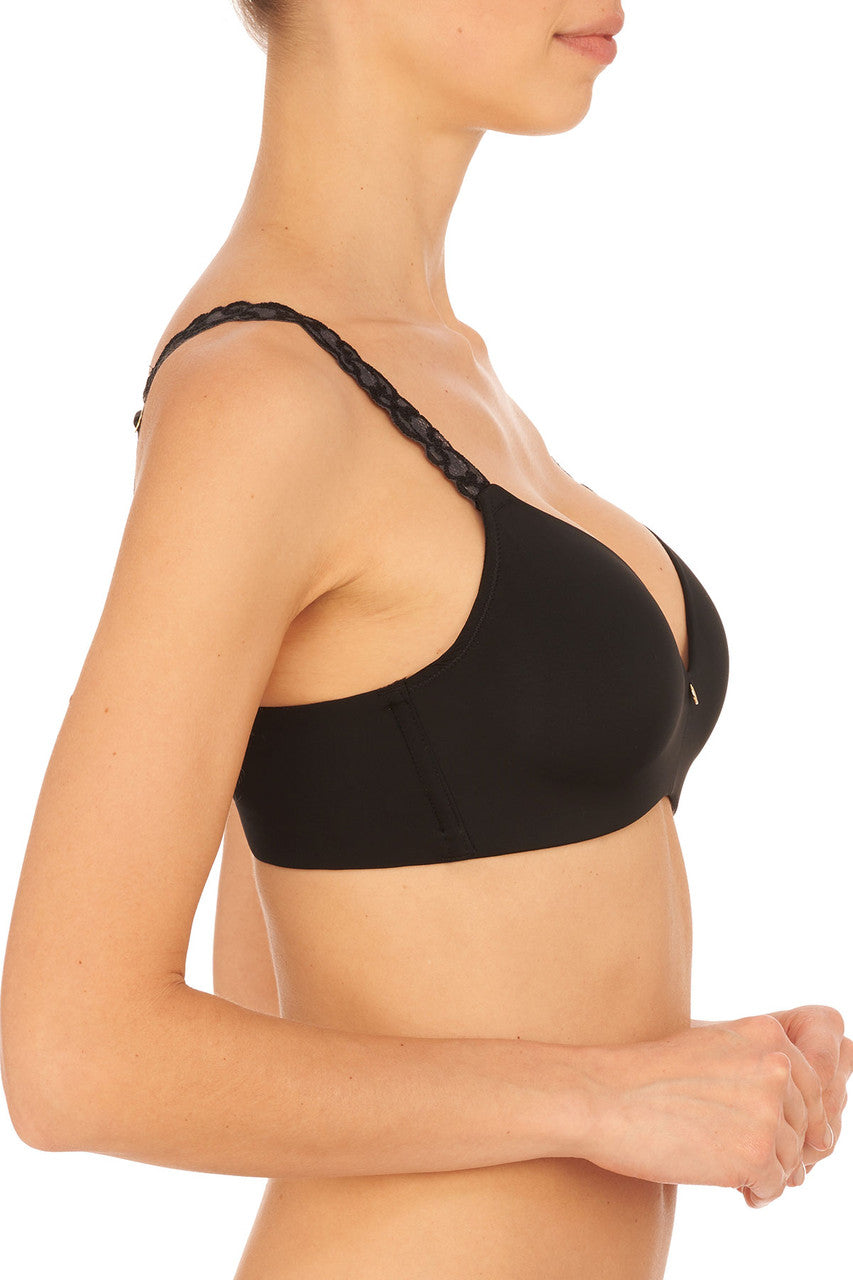 Natori Buy Pure Luxe Wireless Contour Bra in Black Online