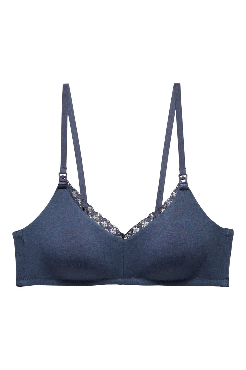 Natori Buy Bliss Maternity Wireless Bra in Ash Navy Online
