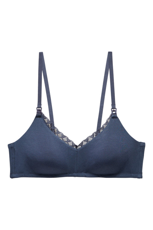 Natori Buy Bliss Maternity Wireless Bra in Ash Navy Online