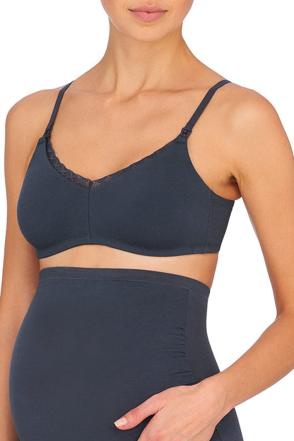 Natori Buy Bliss Maternity Wireless Bra in Ash Navy Online