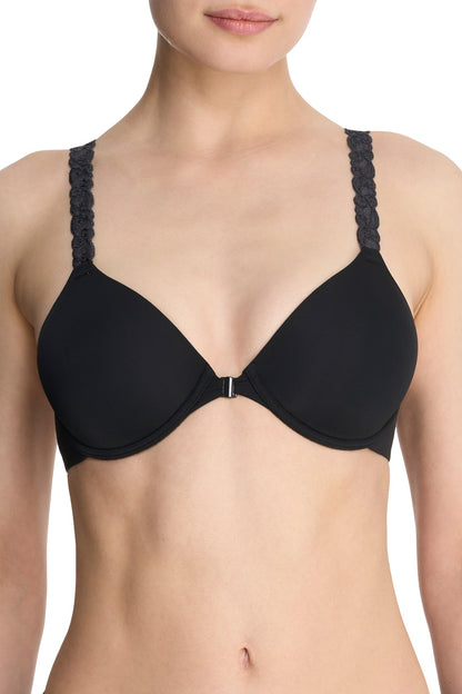 Natori Pure Luxe Convertible Front Close Contour Underwire Bra