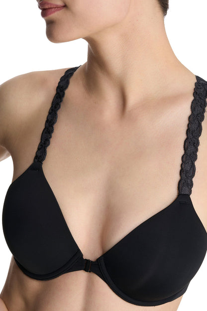 Natori Pure Luxe Convertible Front Close Contour Underwire Bra