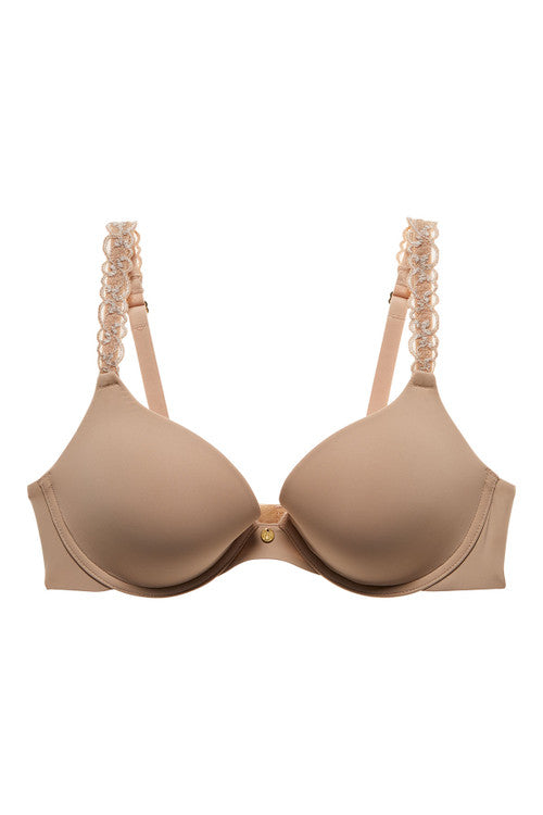 Natori Buy Pure Luxe Push-Up Underwire Bra in Café Online