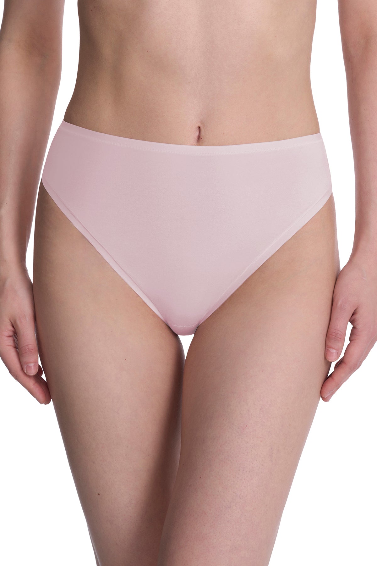 Natori Bliss Bare Cotton High Cut Brief
