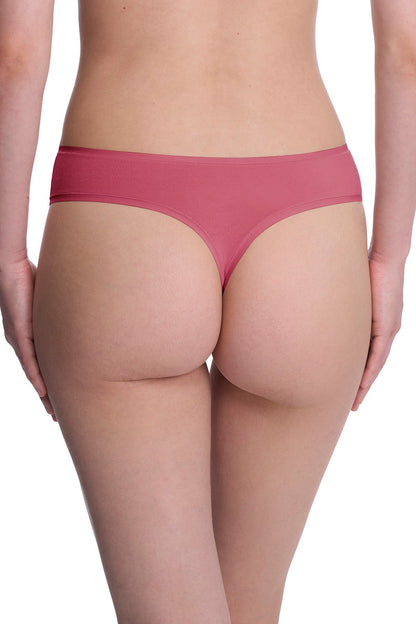 Natori Bliss Bare Cotton Thong 3-Pack