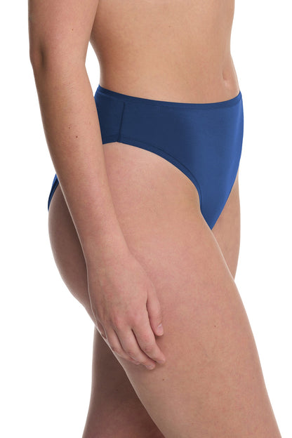 Natori Bliss Bare Cotton High Cut Brief