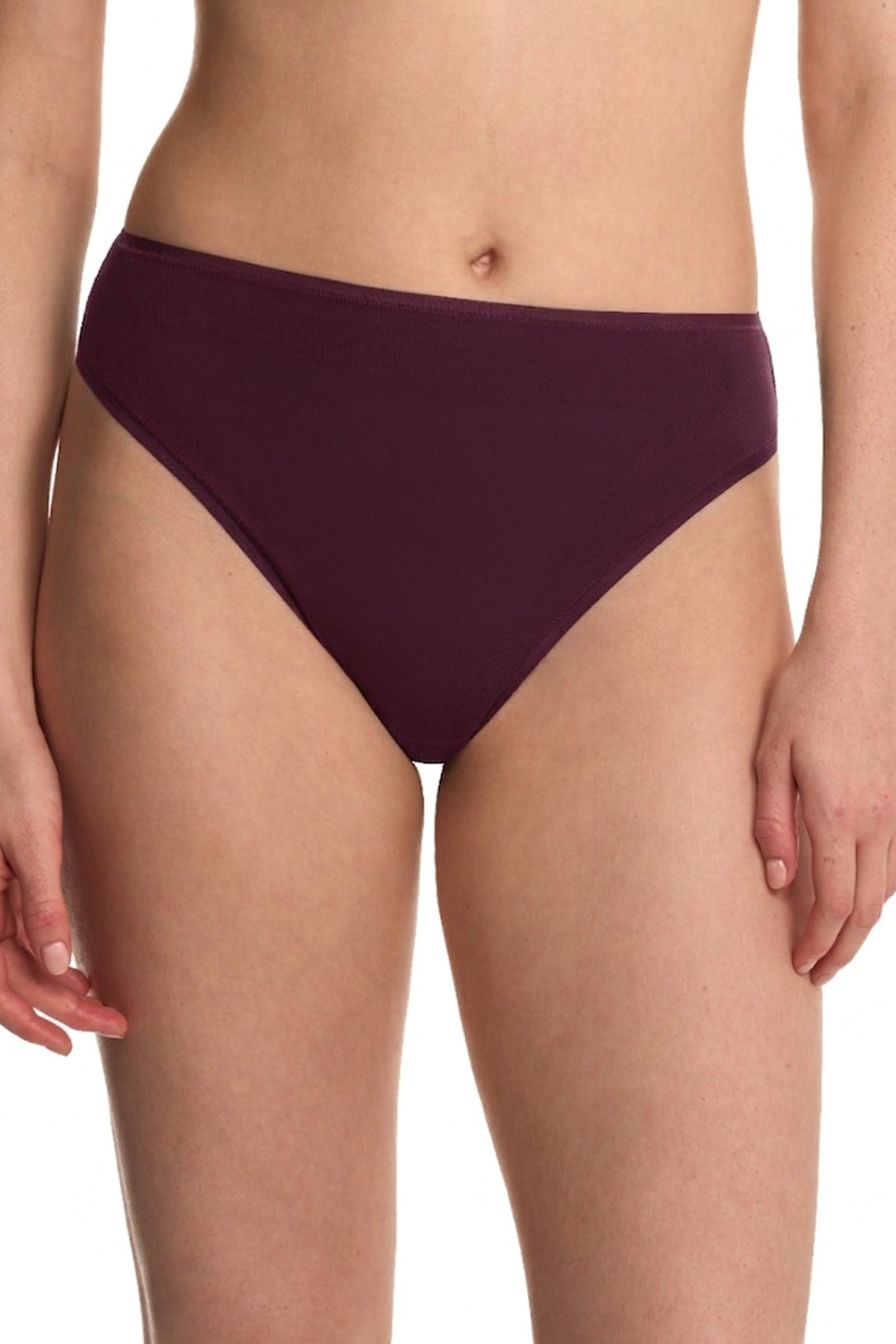 Natori Bliss Bare Cotton High Cut Brief