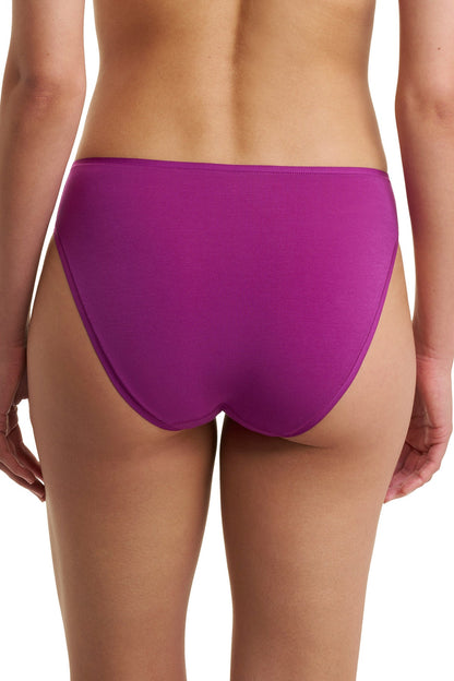 Natori Bliss Bare Cotton High Cut Brief