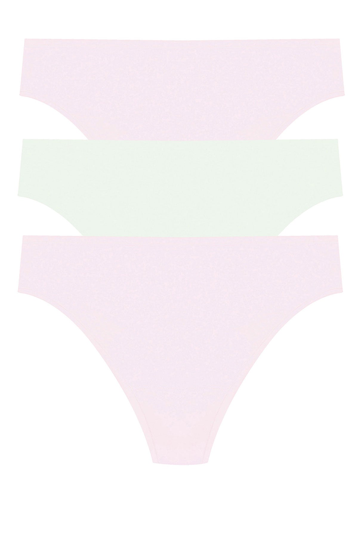 Natori Bliss Bare Cotton Thong 3-Pack