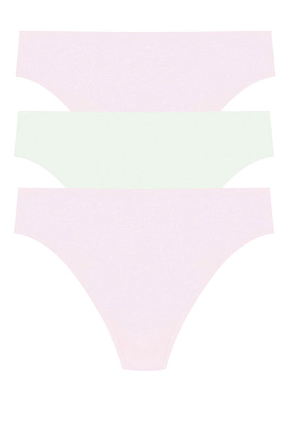 Natori Bliss Bare Cotton Thong 3-Pack