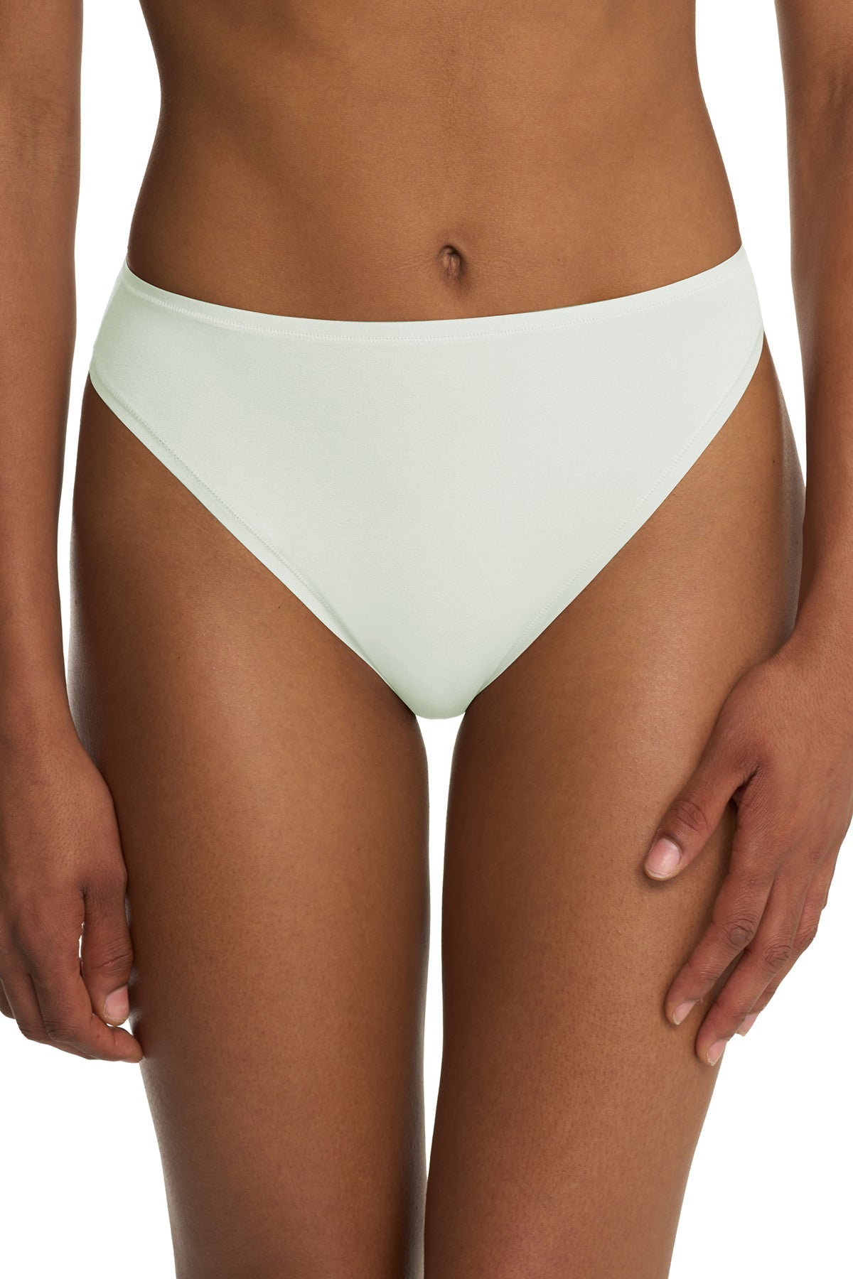 Natori Bliss Bare Cotton High Cut Brief
