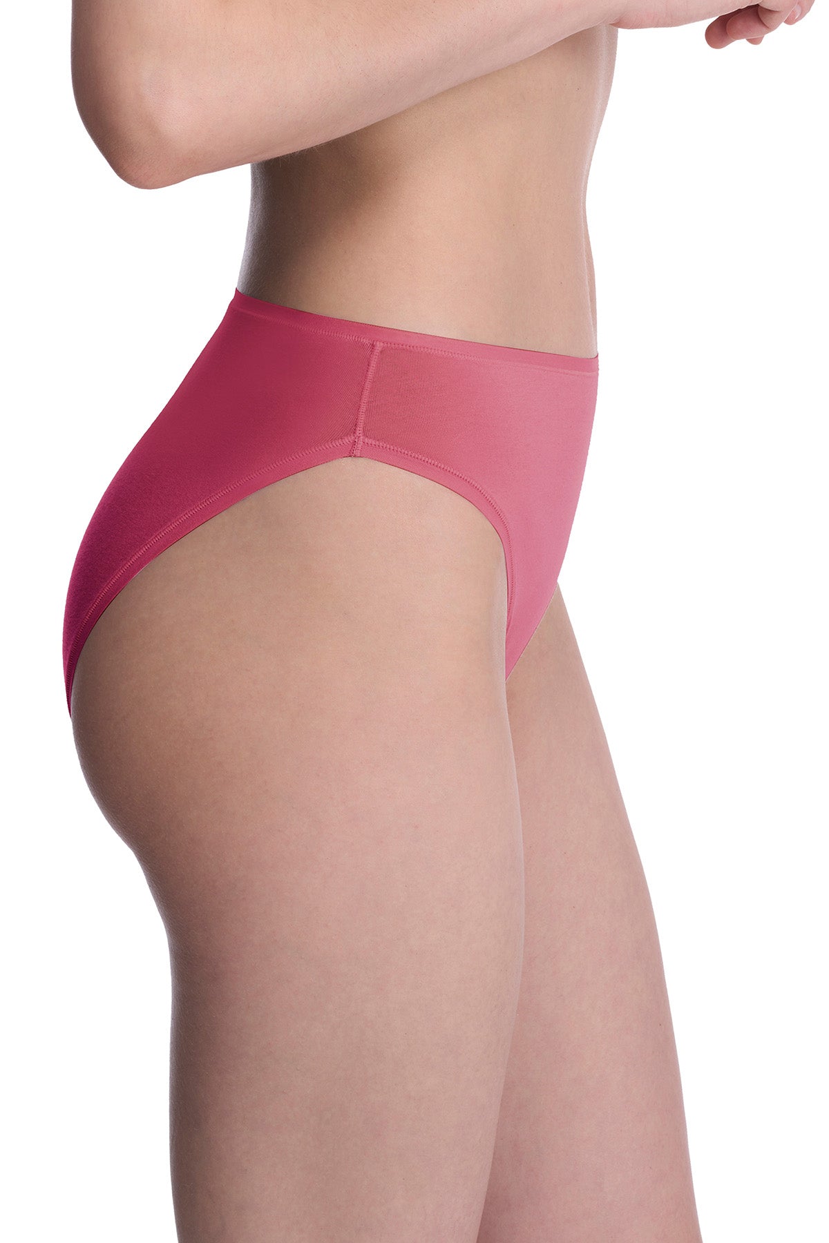 Natori Bliss Bare Cotton High Cut Brief