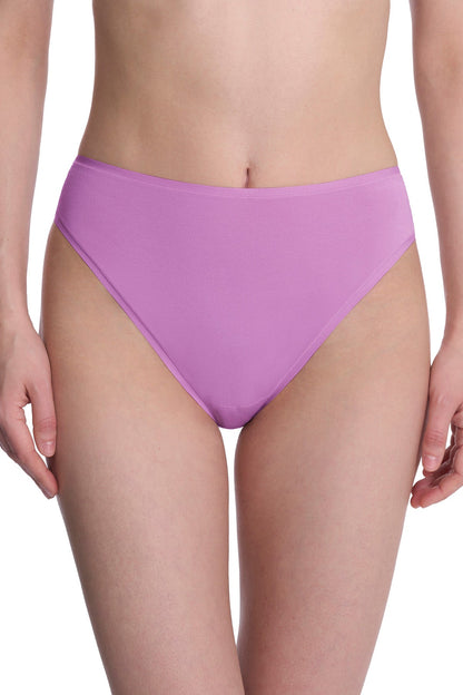 Natori Bliss Bare Cotton High Cut Brief
