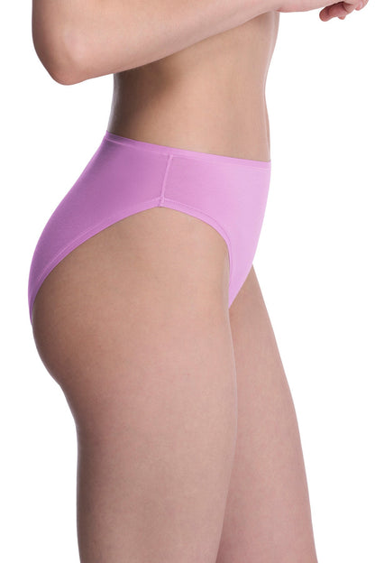 Natori Bliss Bare Cotton High Cut Brief
