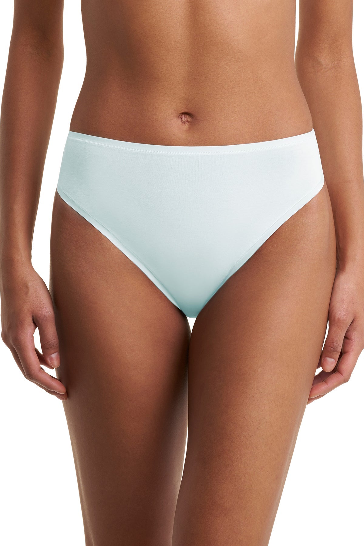 Natori Bliss Bare Cotton High Cut Brief
