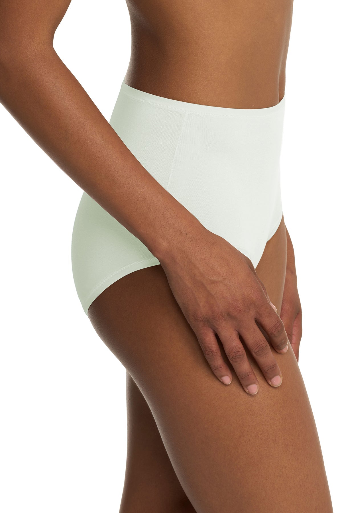 Natori Bliss Bare Cotton High Waist Brief