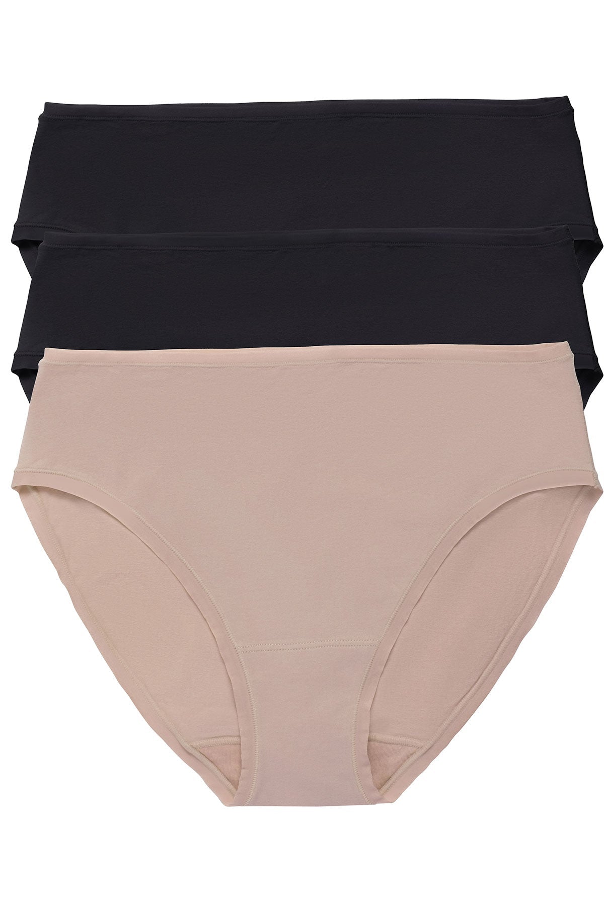 Natori Bliss Bare Cotton Hipster 3-Pack