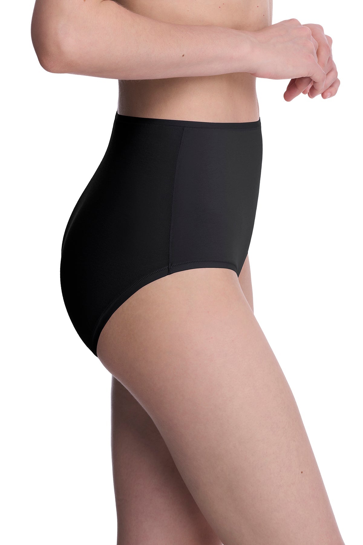Natori Bliss Bare Cotton High Waist Brief