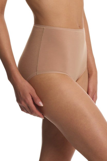 Natori Bliss Bare Cotton High Waist Brief