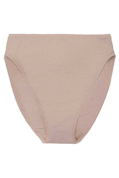 Natori Bliss Bare Cotton High Cut Brief