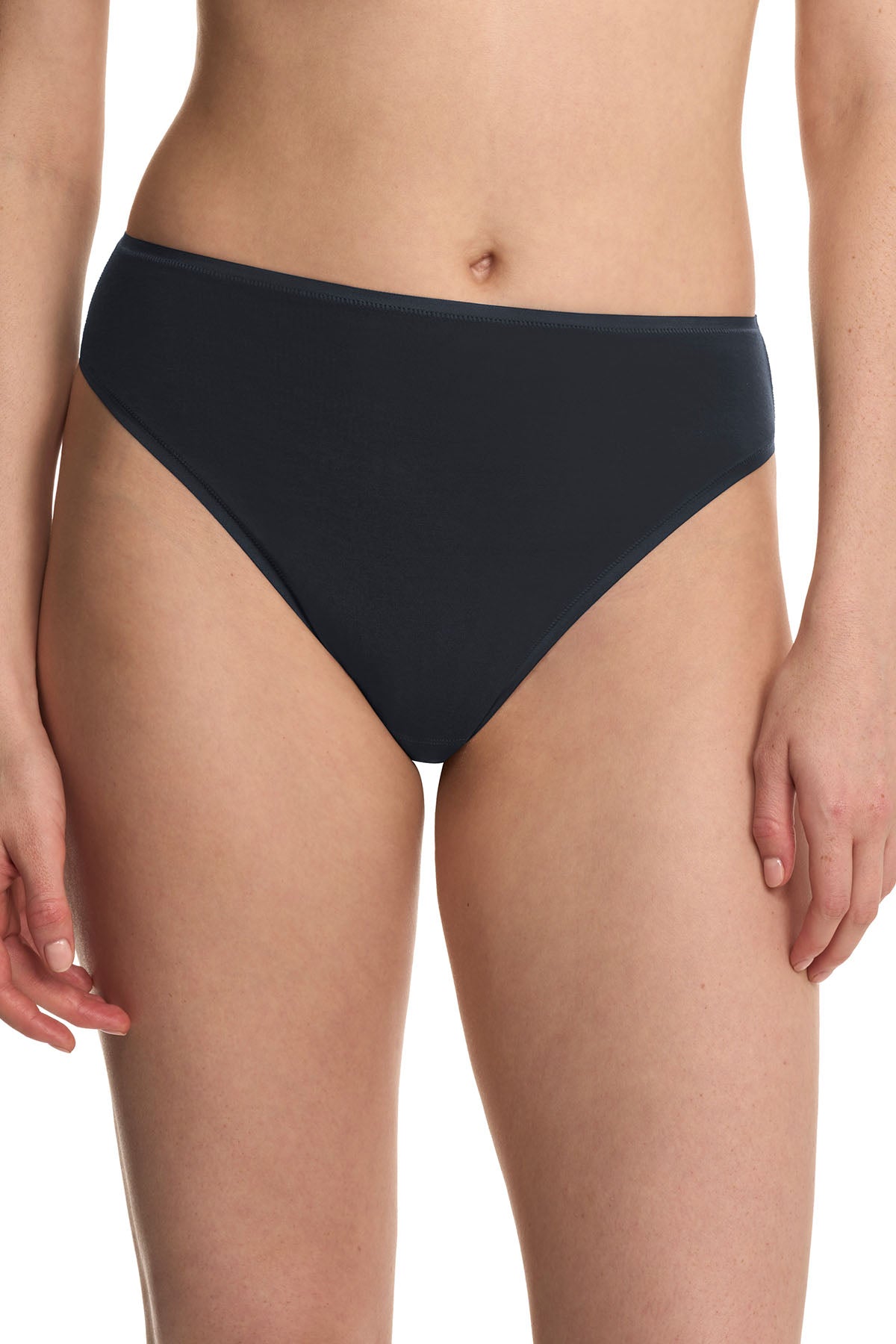 Natori Bliss Bare Cotton High Cut Brief