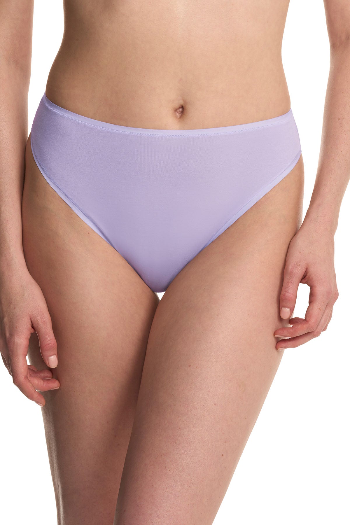 Natori Bliss Bare Cotton High Cut Brief